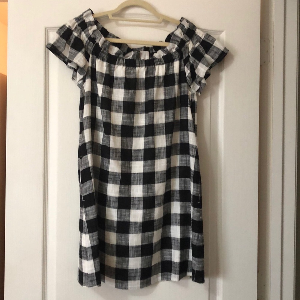 WORN ONCE anthropologie off shoulder dress